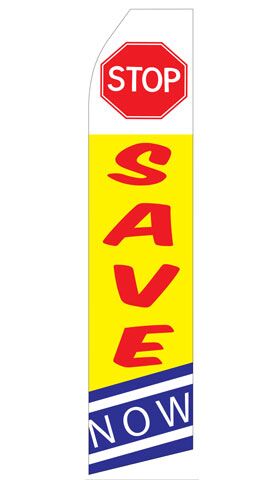 Stop Save Now Econo Stock Flag Stop Save Now Econo Stock Flag NYC
